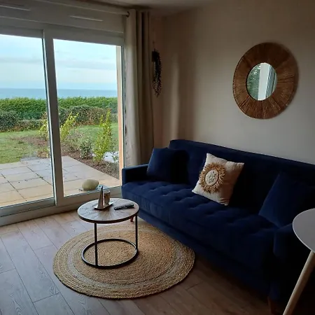 Bienvenue Au Studio L'Escale Bleue Avec Vue Mer Et Sur Le Cap Frehel Saint-Cast-le-Guildo Exterior photo
